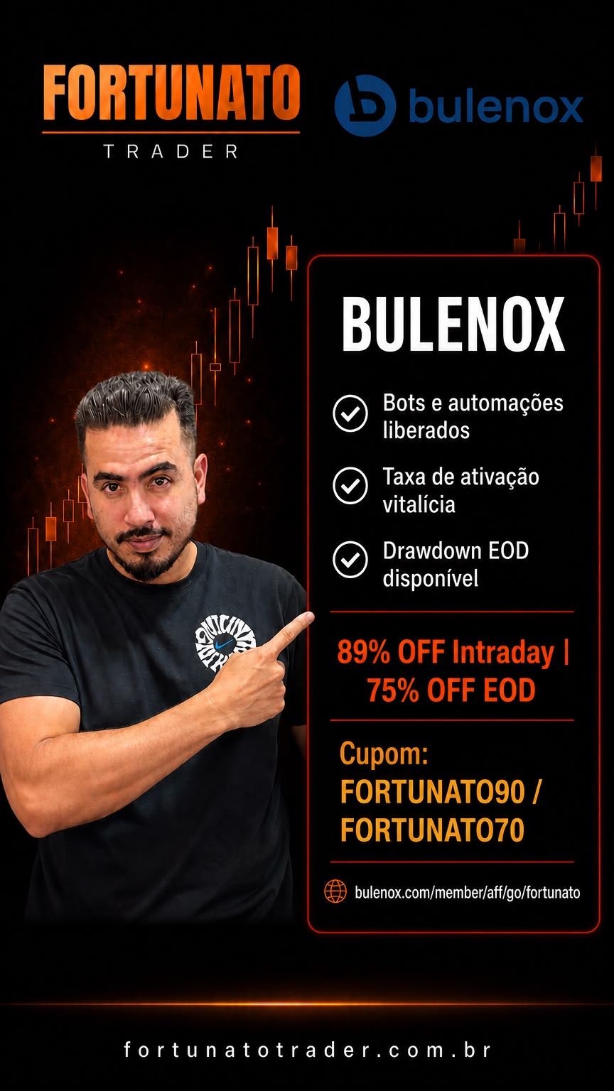 Bulenox — até 89% OFF com cupom FORTUNATO90